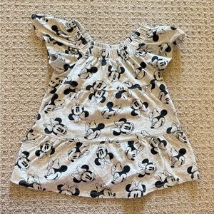 GAP Disney Gray Dress with Mickey Mouse Design